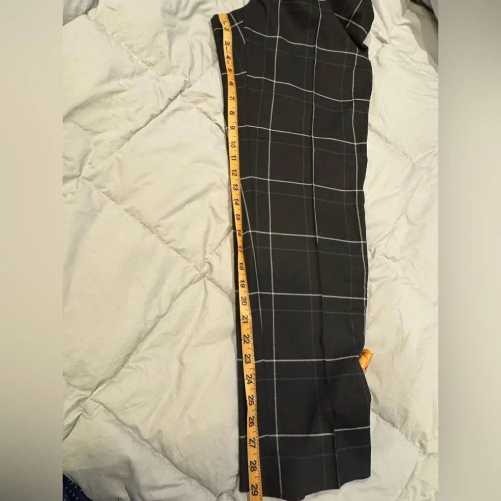 Elie Taharie tailored Black and White Plaid Pants in US size 12 - Picture 11 of 11